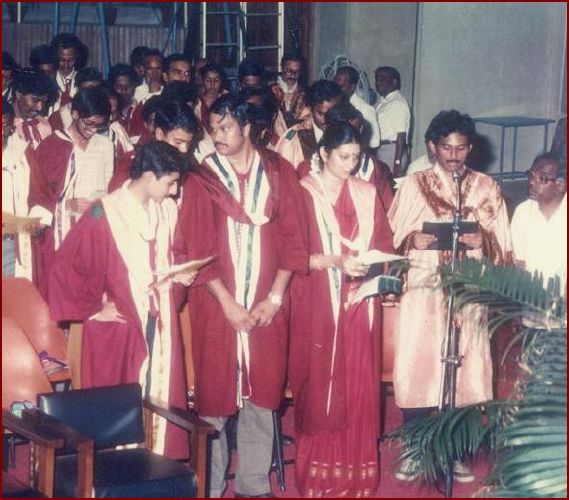 CV as leading graduand in  Ph. D. convocation 